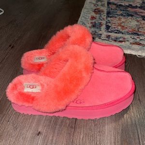 Ugg platform slippers